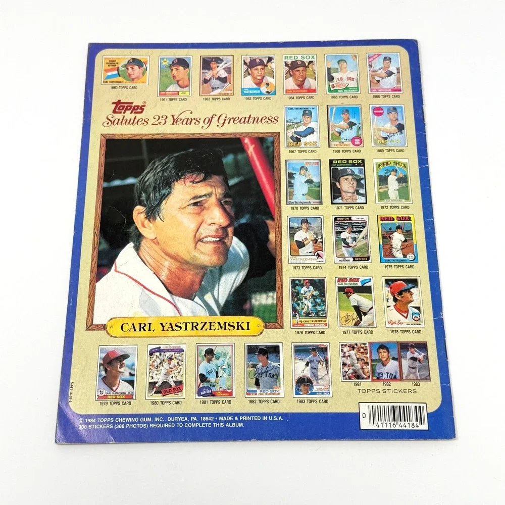Topps Panini‎ Baseball Sticker Books Lot 1984 1988 MLB Albums Incomplete